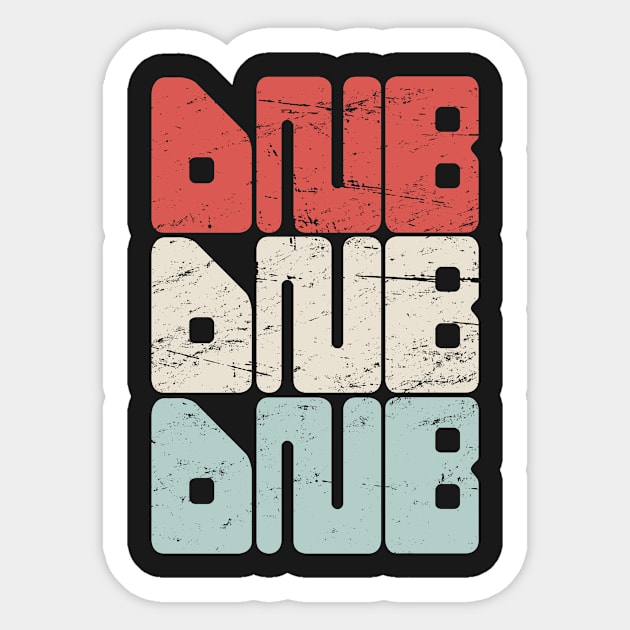 Retro Vintage DNB Music Sticker by MeatMan